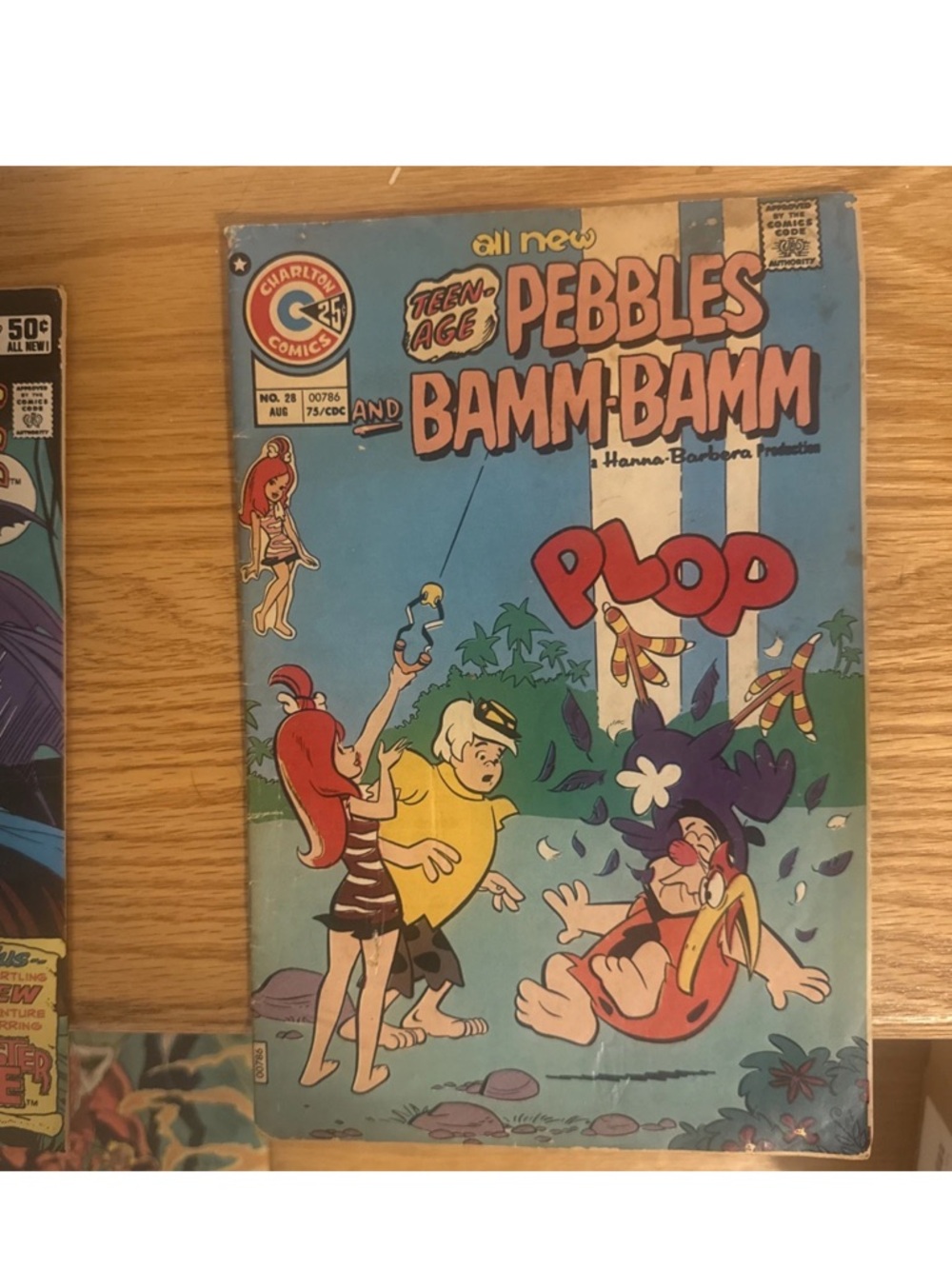 Teen-Age Pebbles and Bamm-Bamm #28 (1975), Charlton Comics, Flintstones
